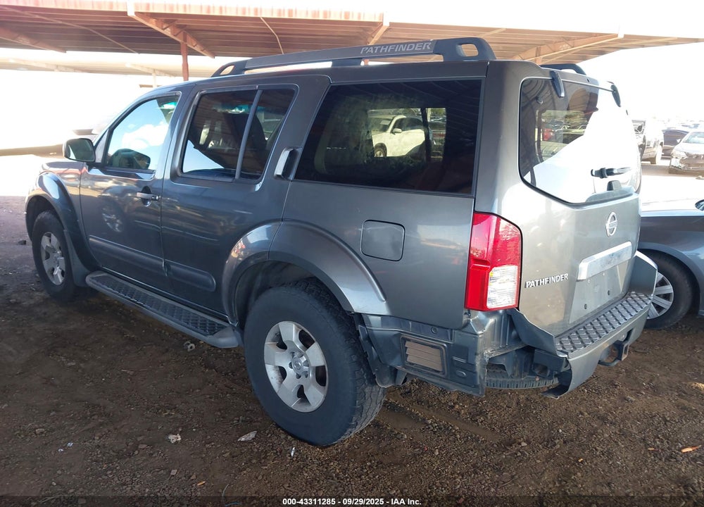 2005 NISSAN PATHFINDER VIN: 5N1AR18W05C773061