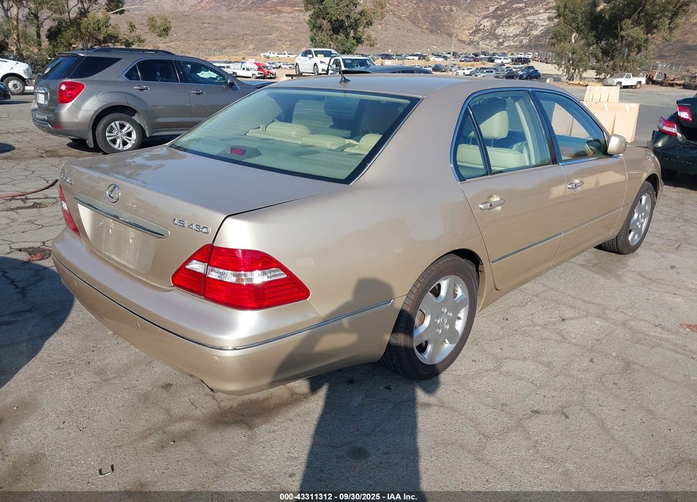 2005 LEXUS LS 430 VIN: JTHBN36F850181121