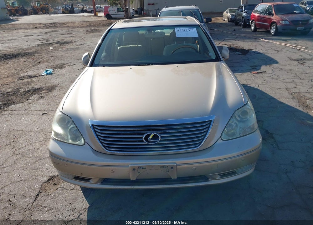 2005 LEXUS LS 430 VIN: JTHBN36F850181121