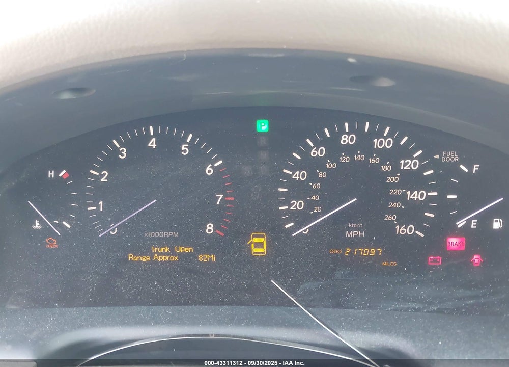 2005 LEXUS LS 430 VIN: JTHBN36F850181121