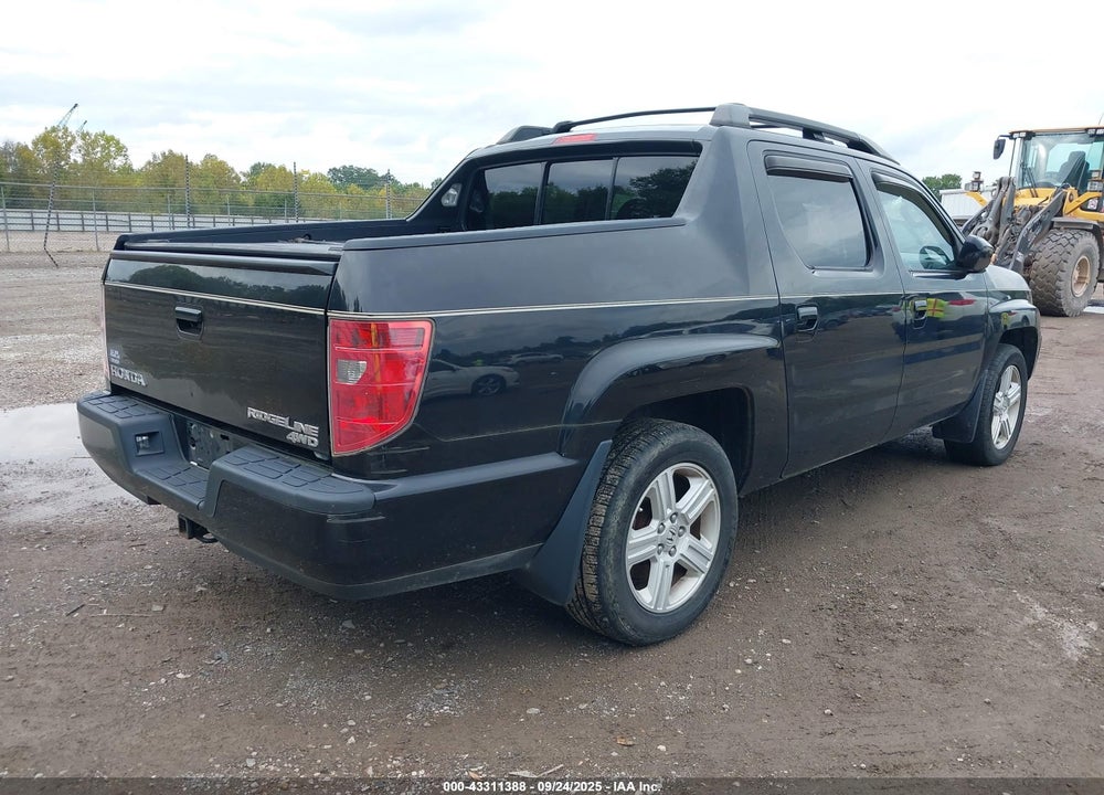 2009 HONDA RIDGELINE RTL VIN: 5FPYK16559B105578