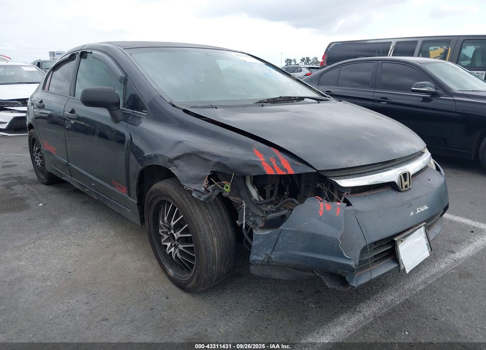 2008 HONDA CIVIC LX VIN: 1HGFA16578L008608