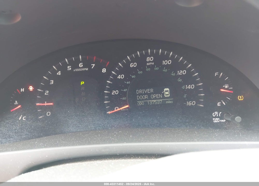 2007 TOYOTA CAMRY XLE V6 VIN: 4T1BK46K27U501893