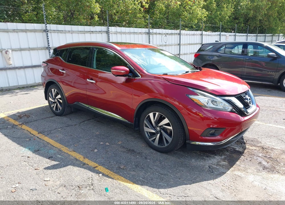 2015 NISSAN MURANO PLATINUM VIN: 5N1AZ2MH5FN273237
