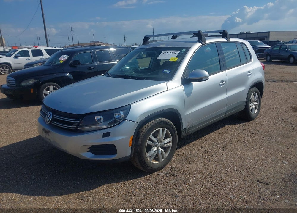 2014 VOLKSWAGEN TIGUAN VIN: WVGAV3AX9EW520197