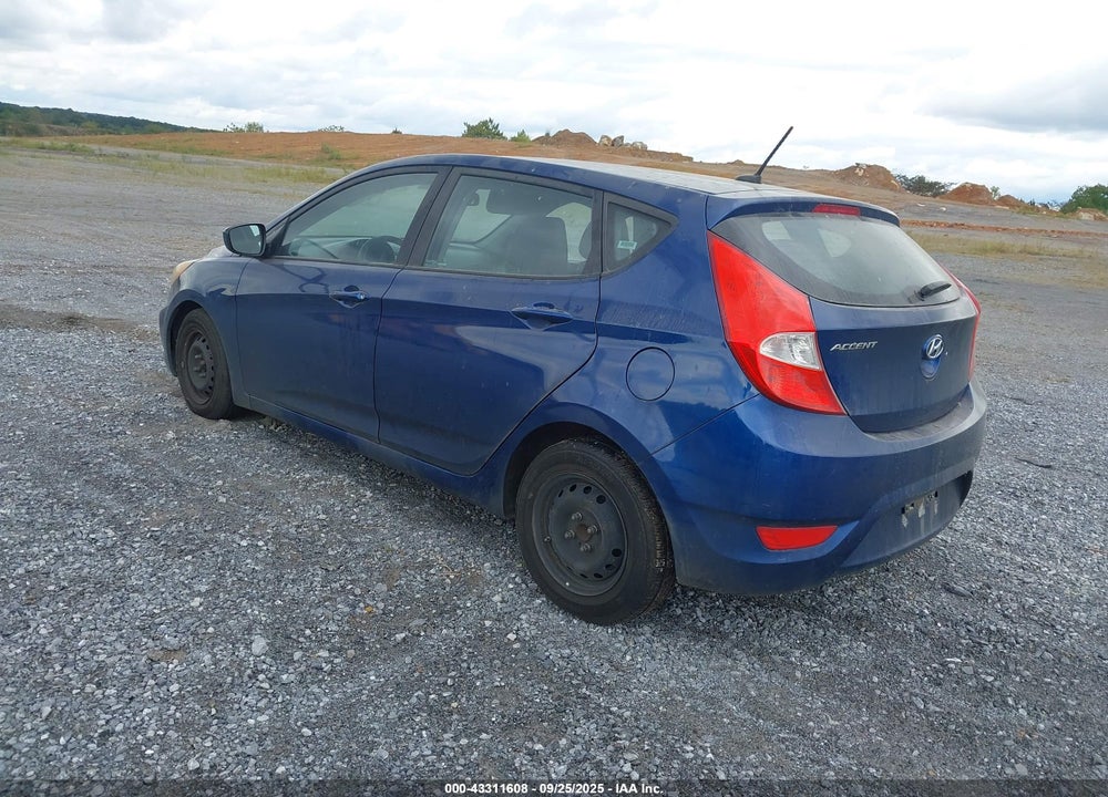 2017 HYUNDAI ACCENT VIN: KMHCT5AE6HU313002