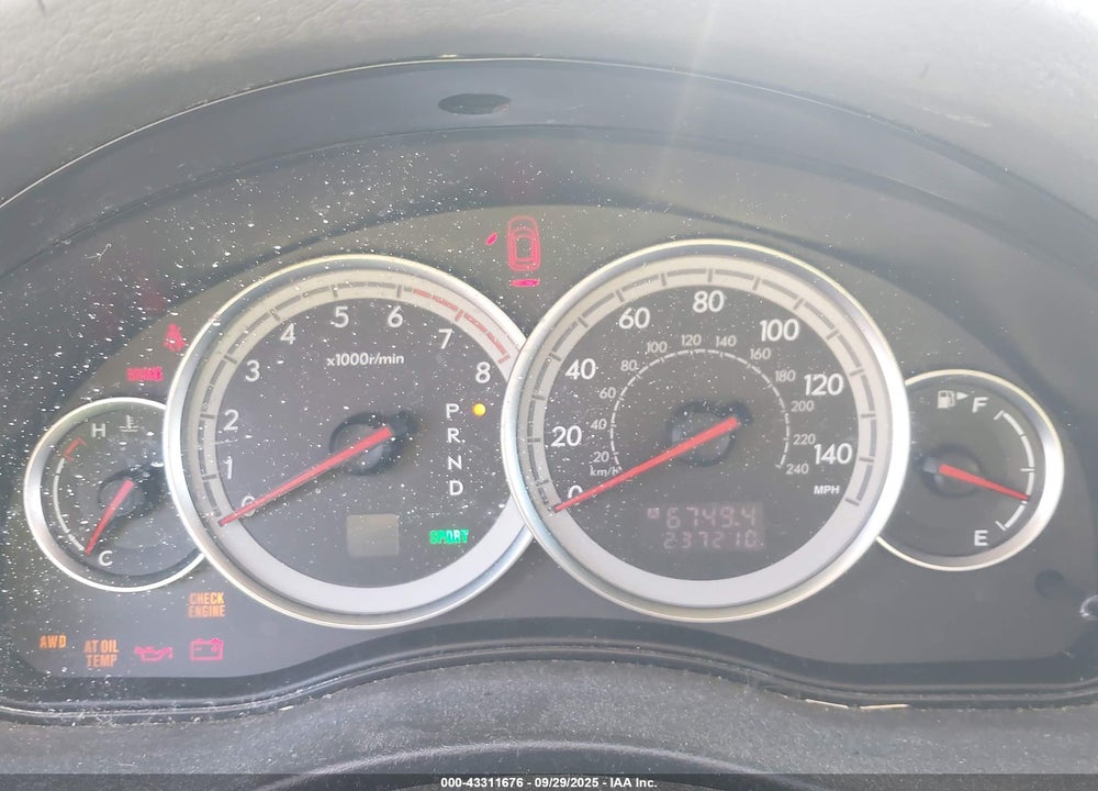 2005 SUBARU LEGACY 2.5I VIN: 4S3BP616057327992
