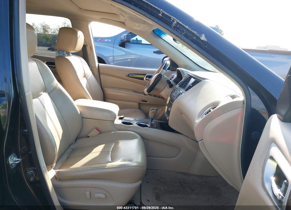 2013 NISSAN PATHFINDER PLATINUM VIN: 5N1AR2MN7DC665912