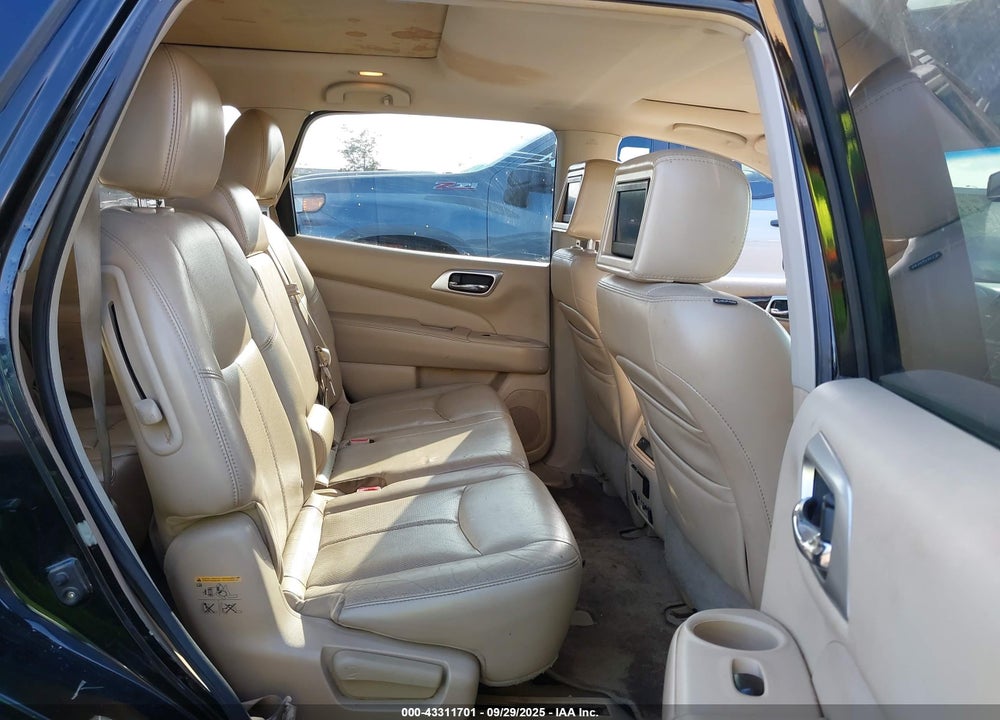 2013 NISSAN PATHFINDER PLATINUM VIN: 5N1AR2MN7DC665912