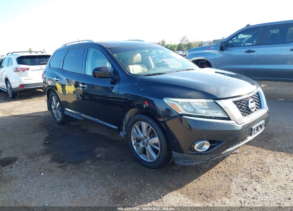 2013 NISSAN PATHFINDER PLATINUM VIN: 5N1AR2MN7DC665912