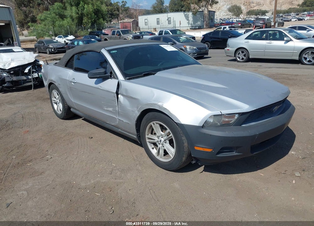 2012 FORD MUSTANG V6 VIN: 1ZVBP8EM0C5257257