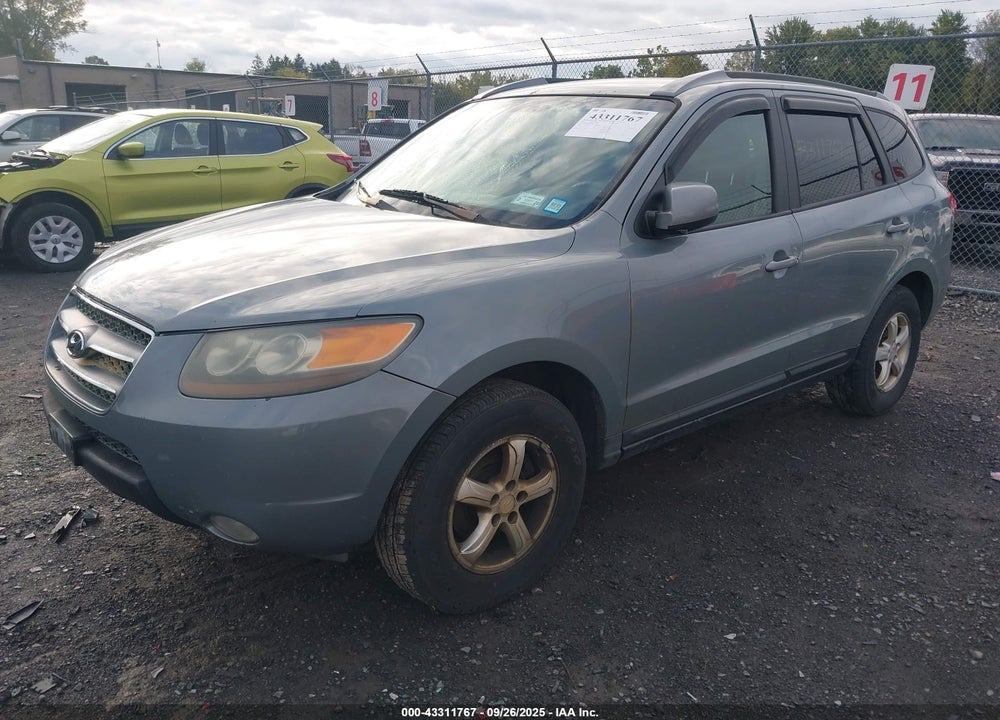 2007 HYUNDAI SANTA FE GLS VIN: 5NMSG73D57H013297