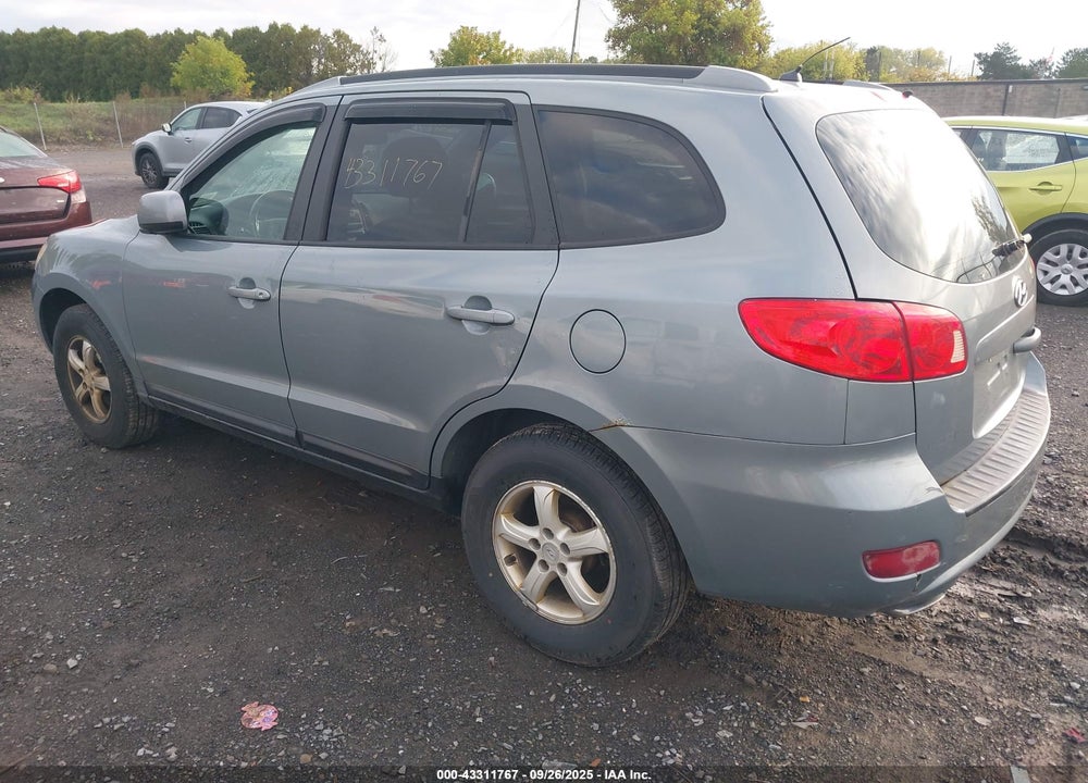 2007 HYUNDAI SANTA FE GLS VIN: 5NMSG73D57H013297