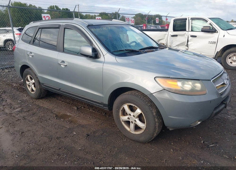 2007 HYUNDAI SANTA FE GLS VIN: 5NMSG73D57H013297