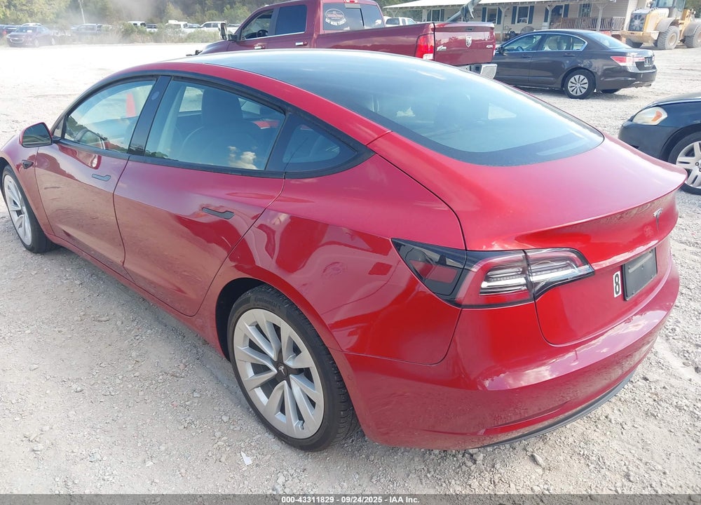 2022 TESLA MODEL 3 VIN: 5YJ3E1EA0NF287421