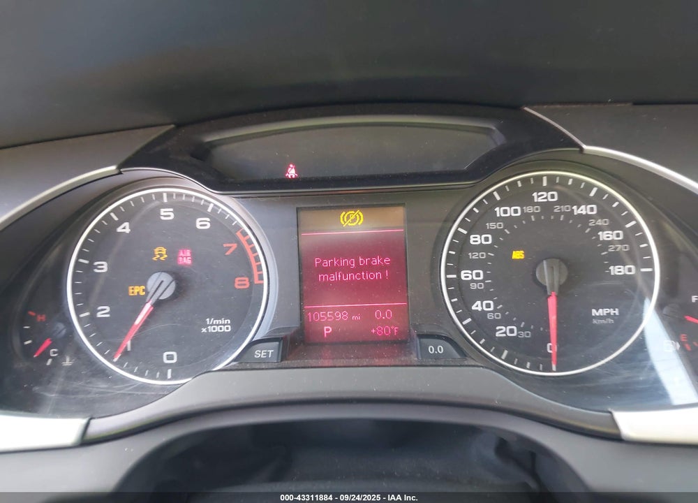 2009 AUDI A4 VIN: WAUCF78K19N051210