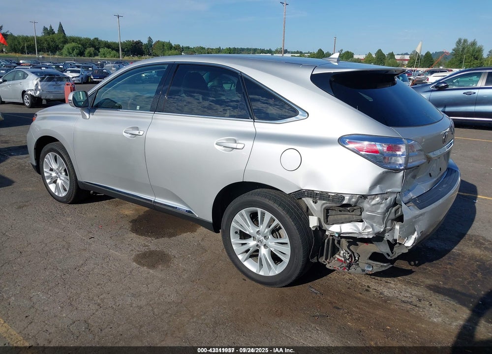 2012 LEXUS RX 450H VIN: JTJZB1BAXC2407195
