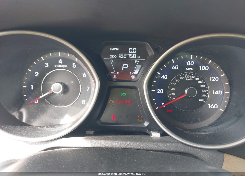 2013 HYUNDAI ELANTRA GLS VIN: 5NPDH4AE7DH246032