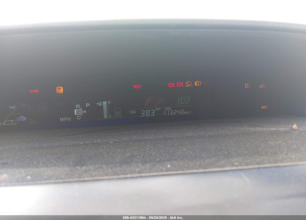 2013 TOYOTA PRIUS V TWO VIN: JTDZN3EU5D3262381