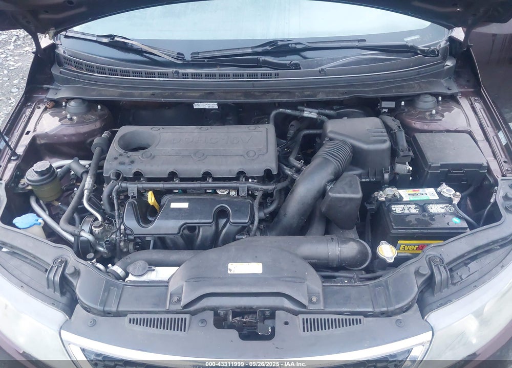 2011 KIA FORTE EX VIN: KNAFU4A25B5448324