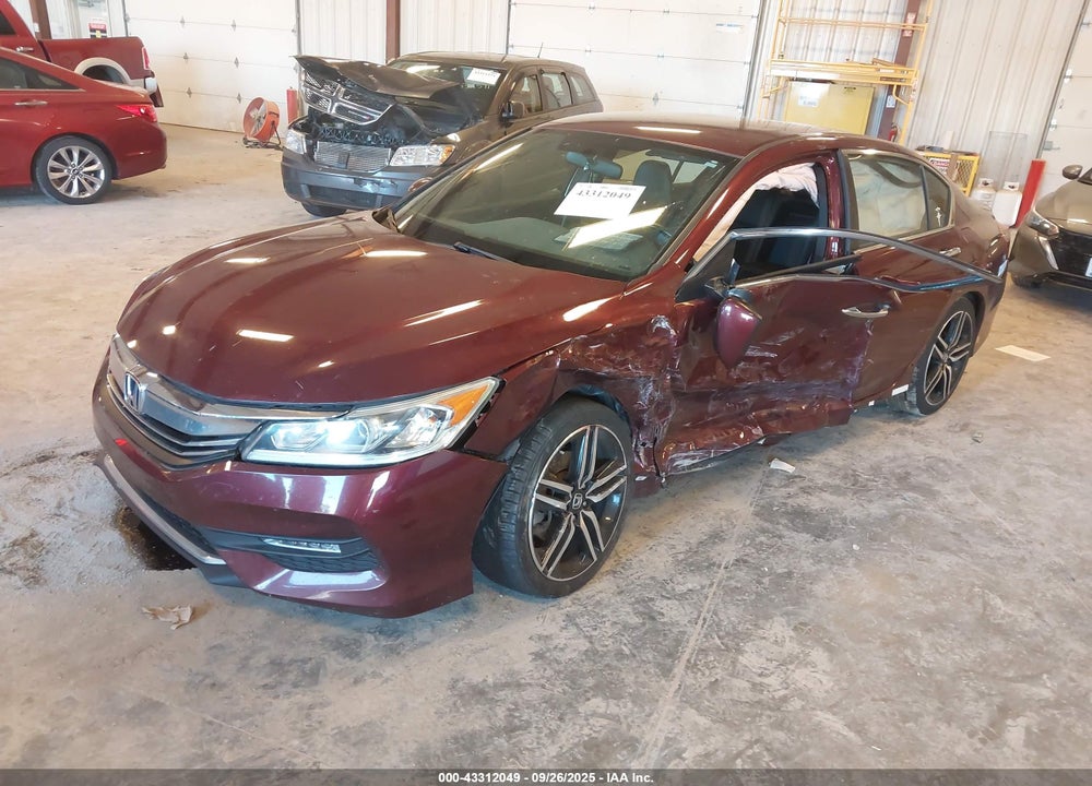 2016 HONDA ACCORD VIN: 1HGCR2F5XGA240230