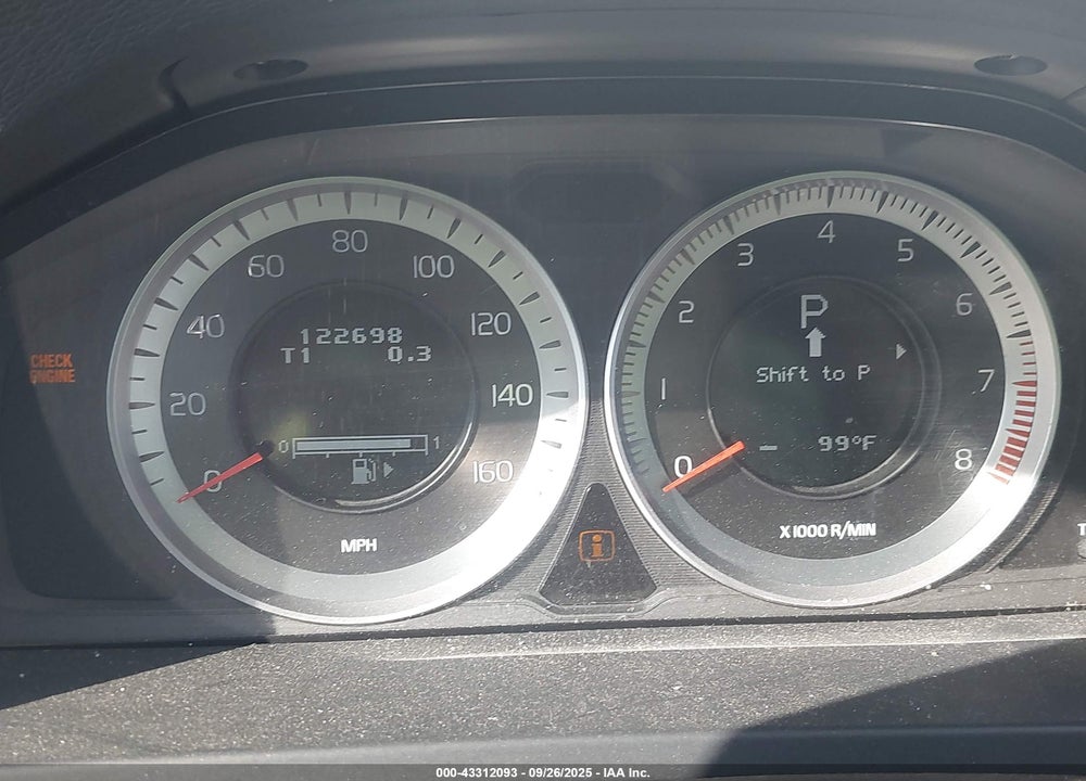 2013 VOLVO S60 T5 VIN: YV1612FHXD2229127
