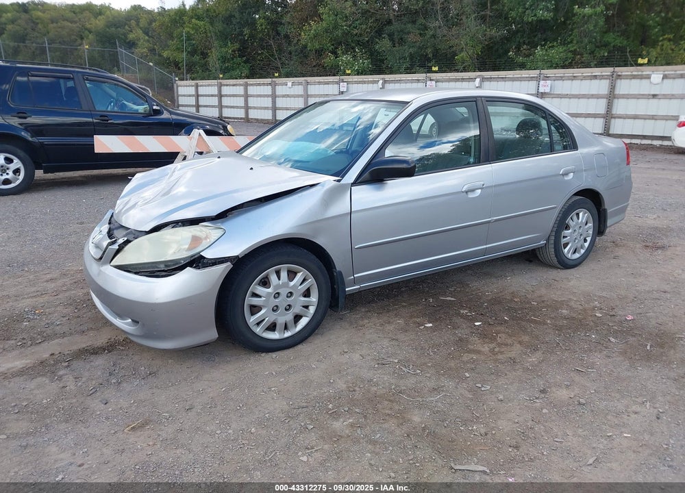 2005 HONDA CIVIC LX VIN: 2HGES16555H517761