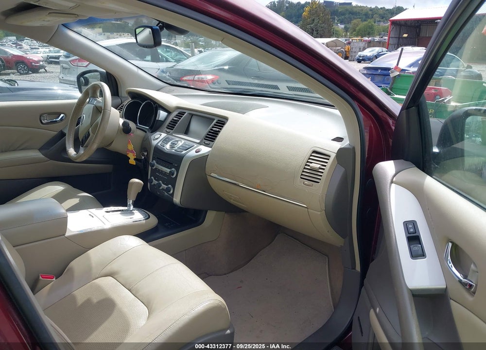 2009 NISSAN MURANO SL VIN: JN8AZ18W79W144541