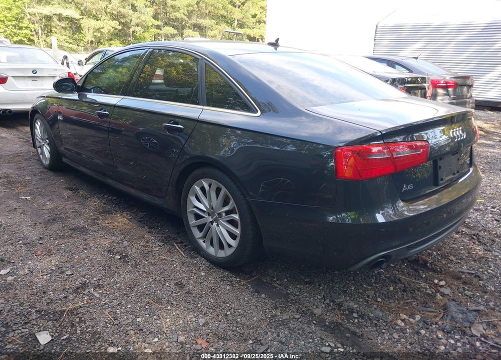2012 AUDI A6 VIN: WAUBGAFC8CN004054