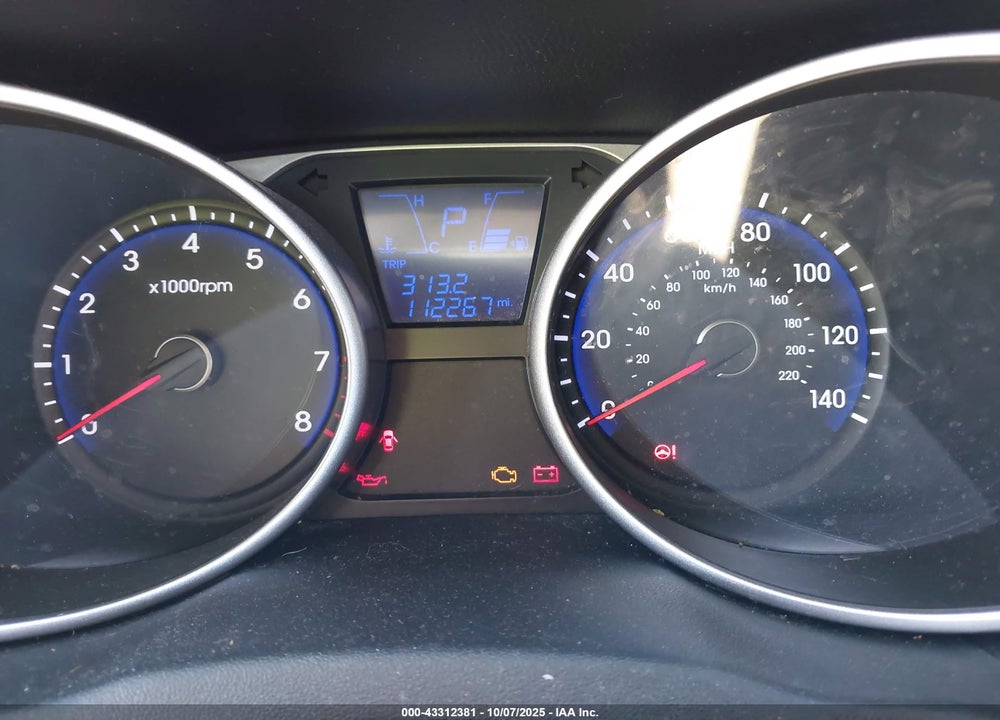 2014 HYUNDAI TUCSON SE VIN: KM8JUCAG9EU942713