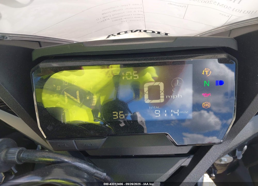 2021 HONDA CBR650 RA VIN: MLHRH0150M5200294