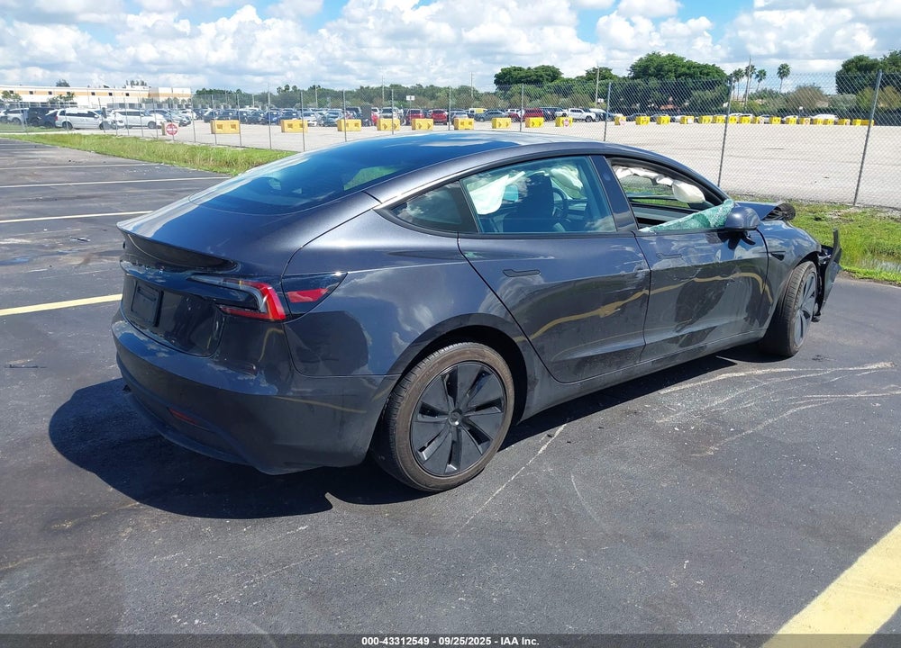 2025 TESLA MODEL 3 LONG RANGE REAR-WHEEL DRIVE VIN: 5YJ3E1EA0SF986155