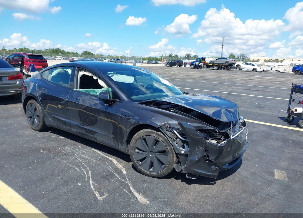 2025 TESLA MODEL 3 LONG RANGE REAR-WHEEL DRIVE VIN: 5YJ3E1EA0SF986155