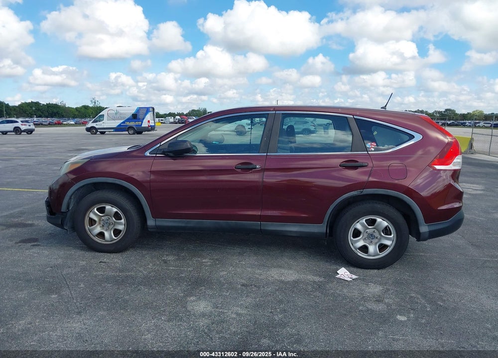2013 HONDA CR-V LX VIN: 5J6RM3H3XDL041939