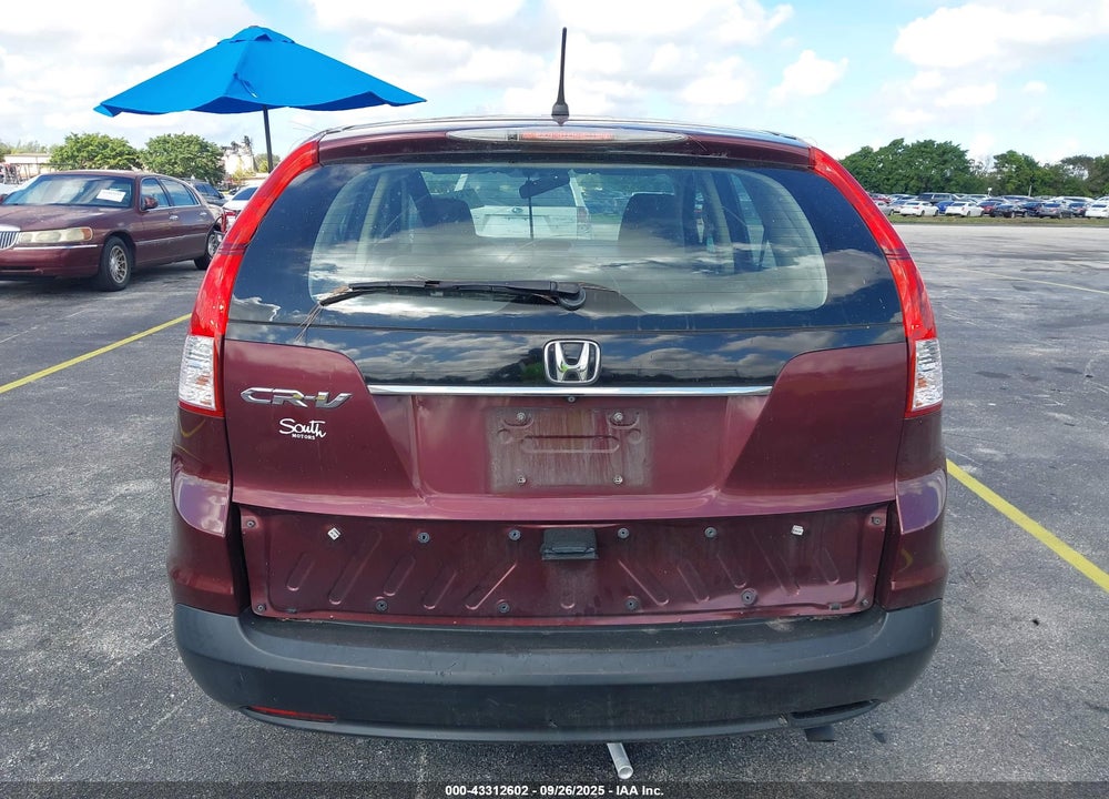 2013 HONDA CR-V LX VIN: 5J6RM3H3XDL041939