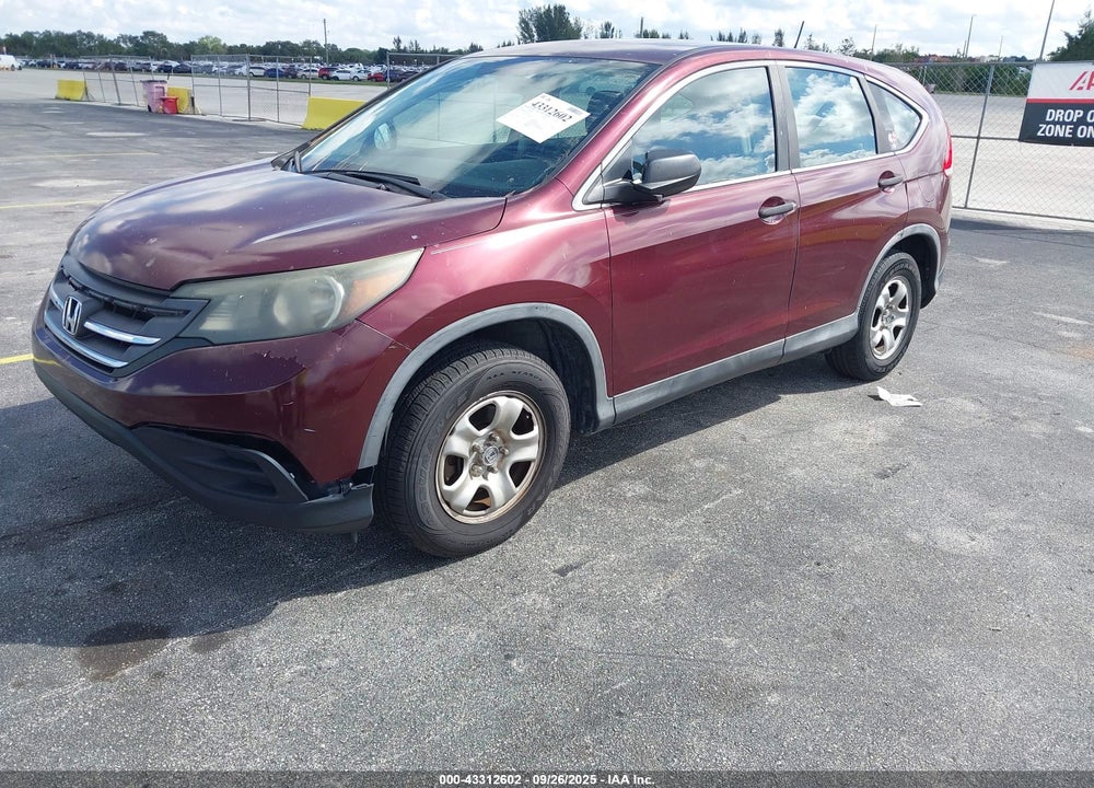 2013 HONDA CR-V LX VIN: 5J6RM3H3XDL041939