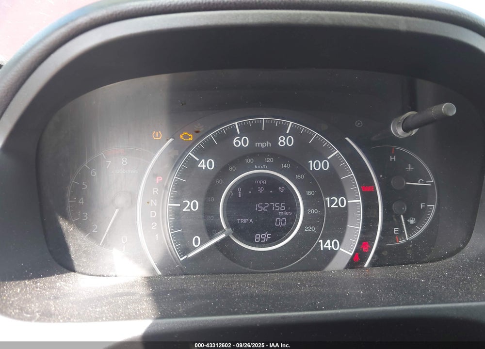 2013 HONDA CR-V LX VIN: 5J6RM3H3XDL041939