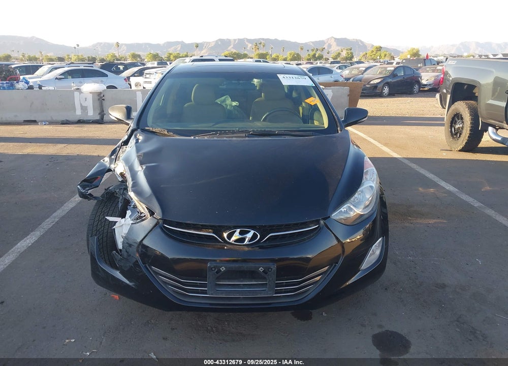 2012 HYUNDAI ELANTRA LIMITED VIN: 5NPDH4AE3CH121186