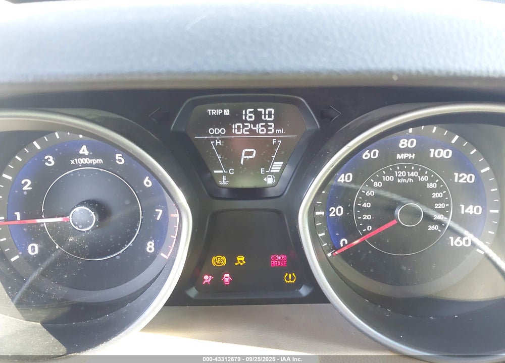 2012 HYUNDAI ELANTRA LIMITED VIN: 5NPDH4AE3CH121186