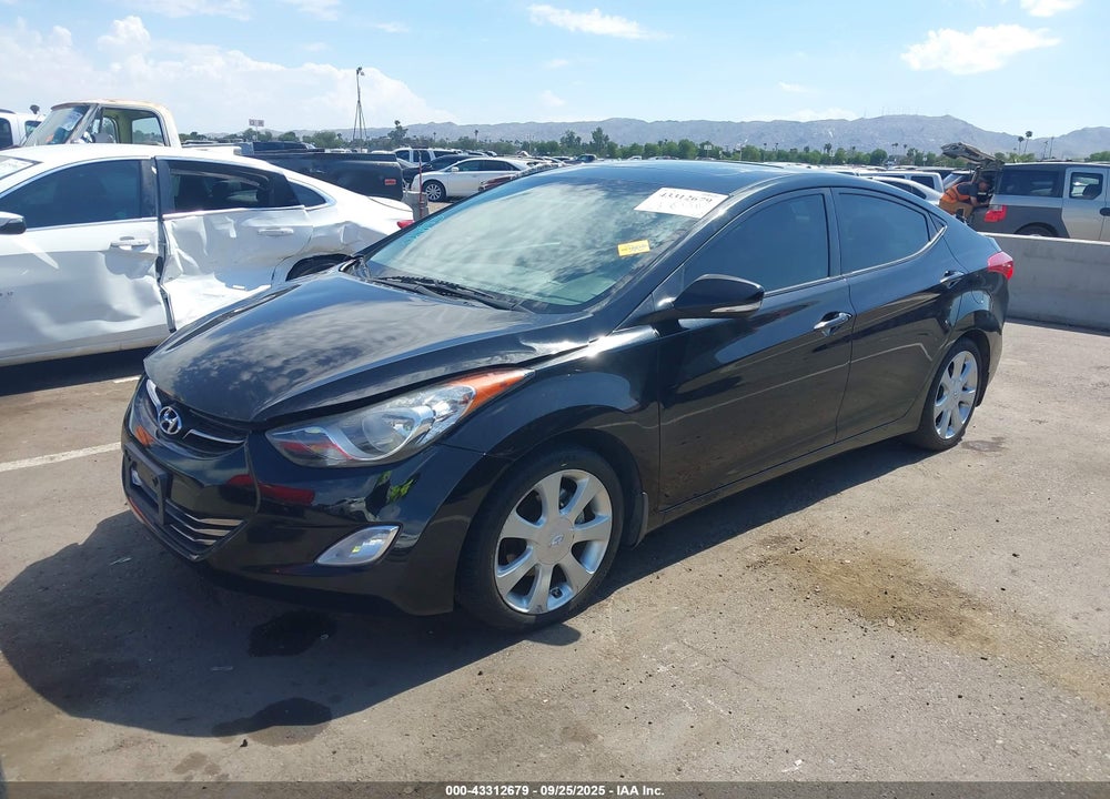 2012 HYUNDAI ELANTRA LIMITED VIN: 5NPDH4AE3CH121186