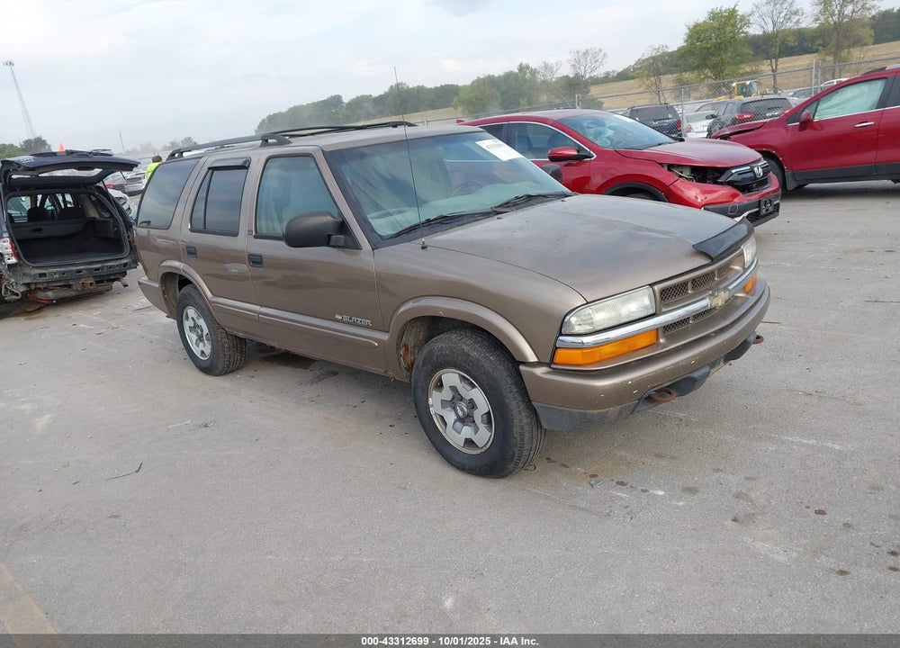 2002 CHEVROLET BLAZER LS VIN: 1GNDT13WX2K216290