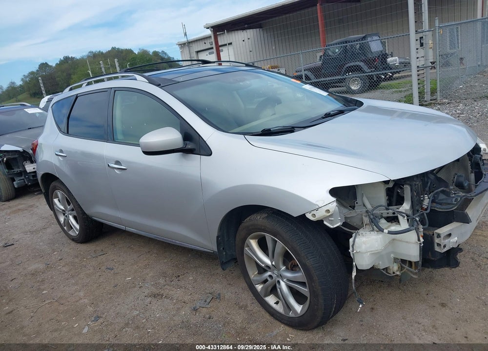 2009 NISSAN MURANO LE VIN: JN8AZ18W49W130600