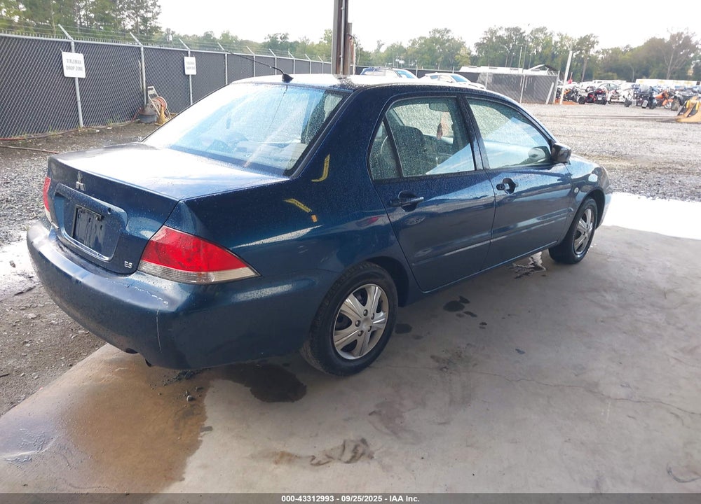2004 MITSUBISHI LANCER ES VIN: JA3AJ26E24U014320