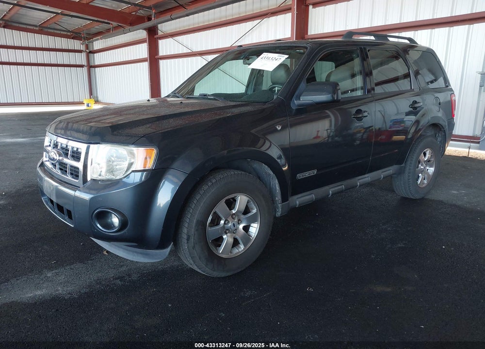 2008 FORD ESCAPE LIMITED VIN: 1FMCU94168KE49736