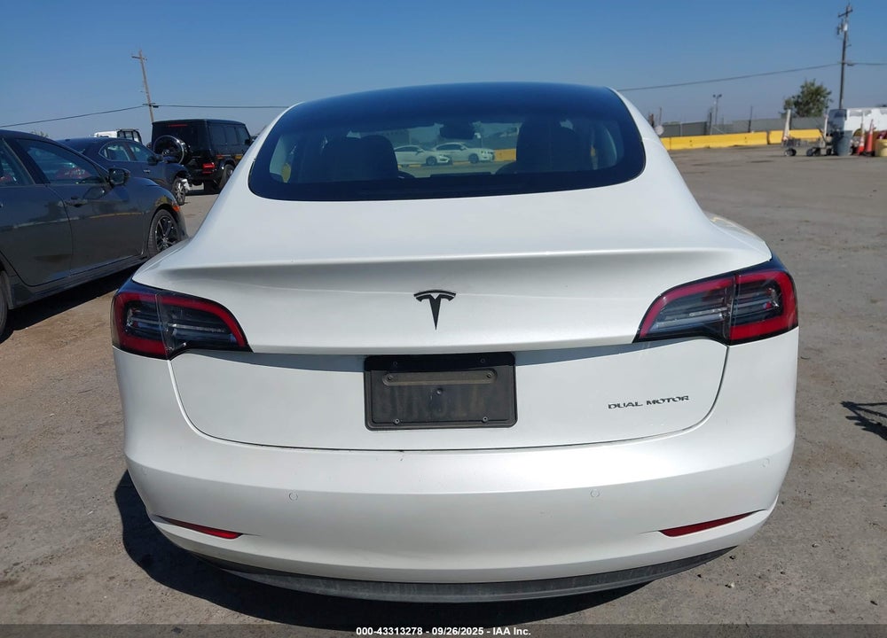 2021 TESLA MODEL 3 LONG RANGE DUAL MOTOR ALL-WHEEL DRIVE VIN: 5YJ3E1EB1MF929118