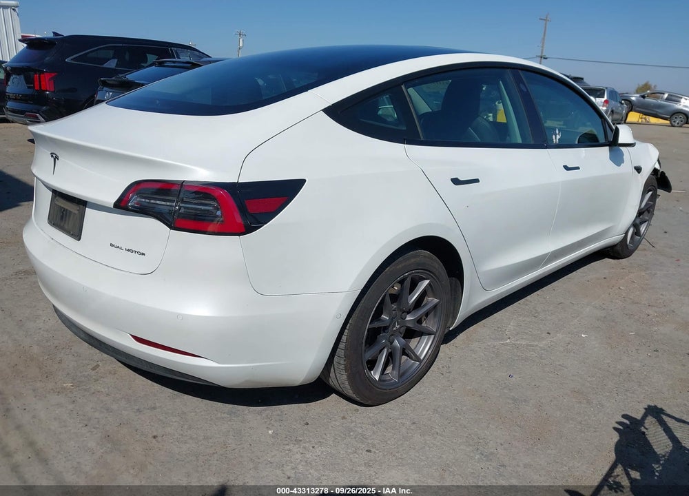 2021 TESLA MODEL 3 LONG RANGE DUAL MOTOR ALL-WHEEL DRIVE VIN: 5YJ3E1EB1MF929118