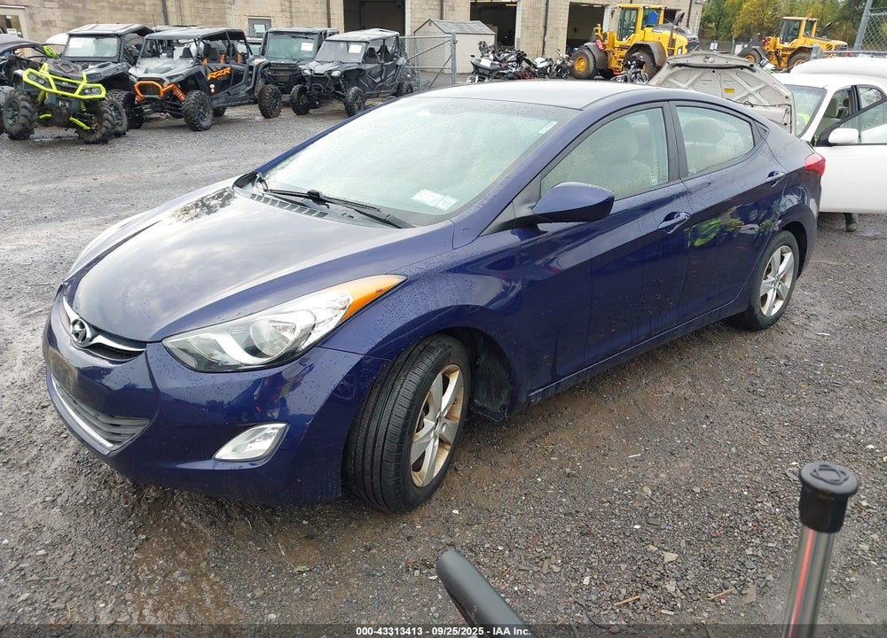 2013 HYUNDAI ELANTRA GLS VIN: 5NPDH4AE9DH452954