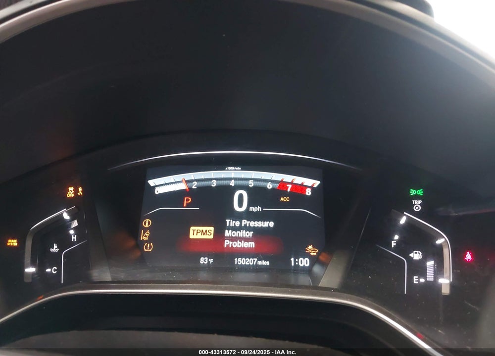 2017 HONDA CR-V TOURING VIN: 5J6RW2H96HL010346