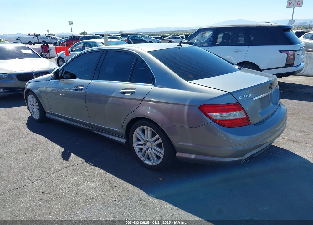 2008 MERCEDES-BENZ C CLASS VIN: WDDGF54X78F163003