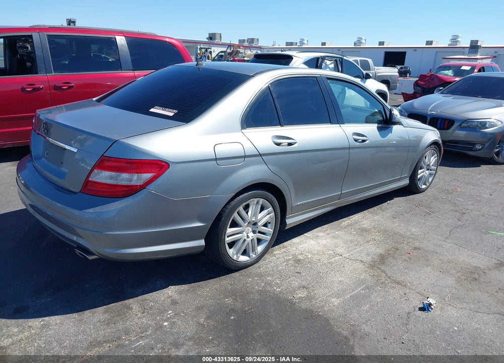 2008 MERCEDES-BENZ C CLASS VIN: WDDGF54X78F163003